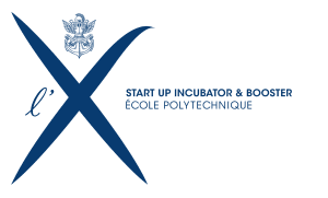 Logo incubateur et booster de start-up - Bleu 303C - horizontal-ANG