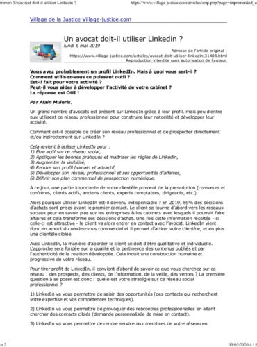un avocat doit il utiliser LinkedIn 1